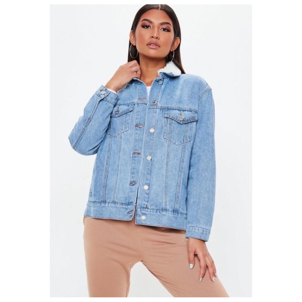 DENIM SHERPA JACKET